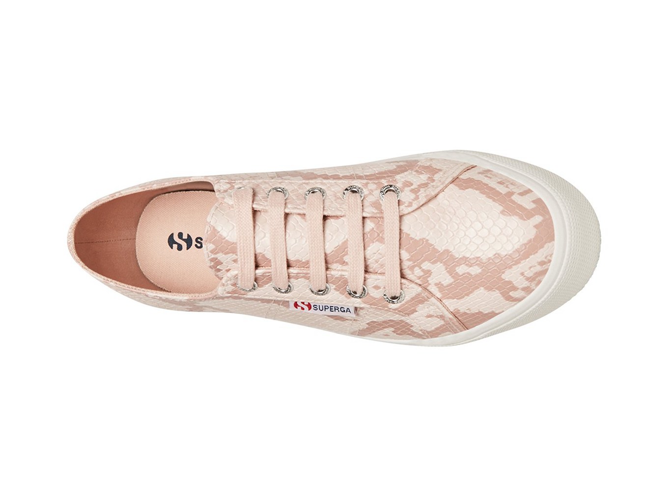 Superga Plataforma Mujer Rosas/Serpent - 2790 Synthsnakew - 193486QLB